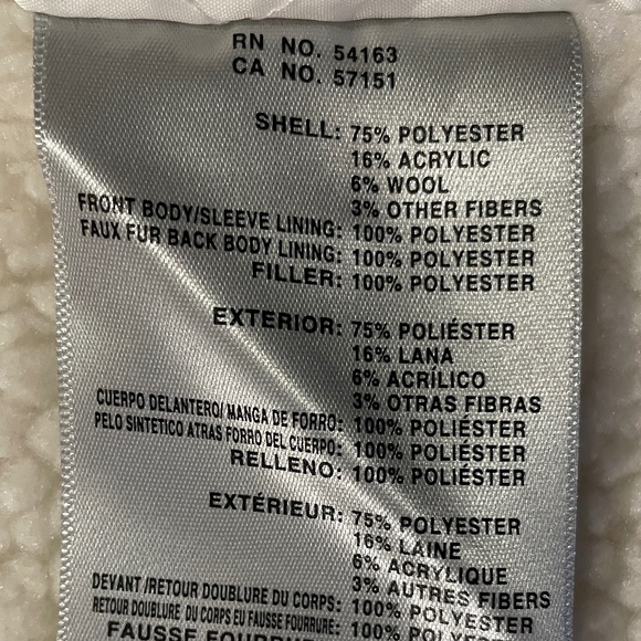 Levi's Women's Wool Blend Sherpa Lined Long Shacket - Picture 8 of 16